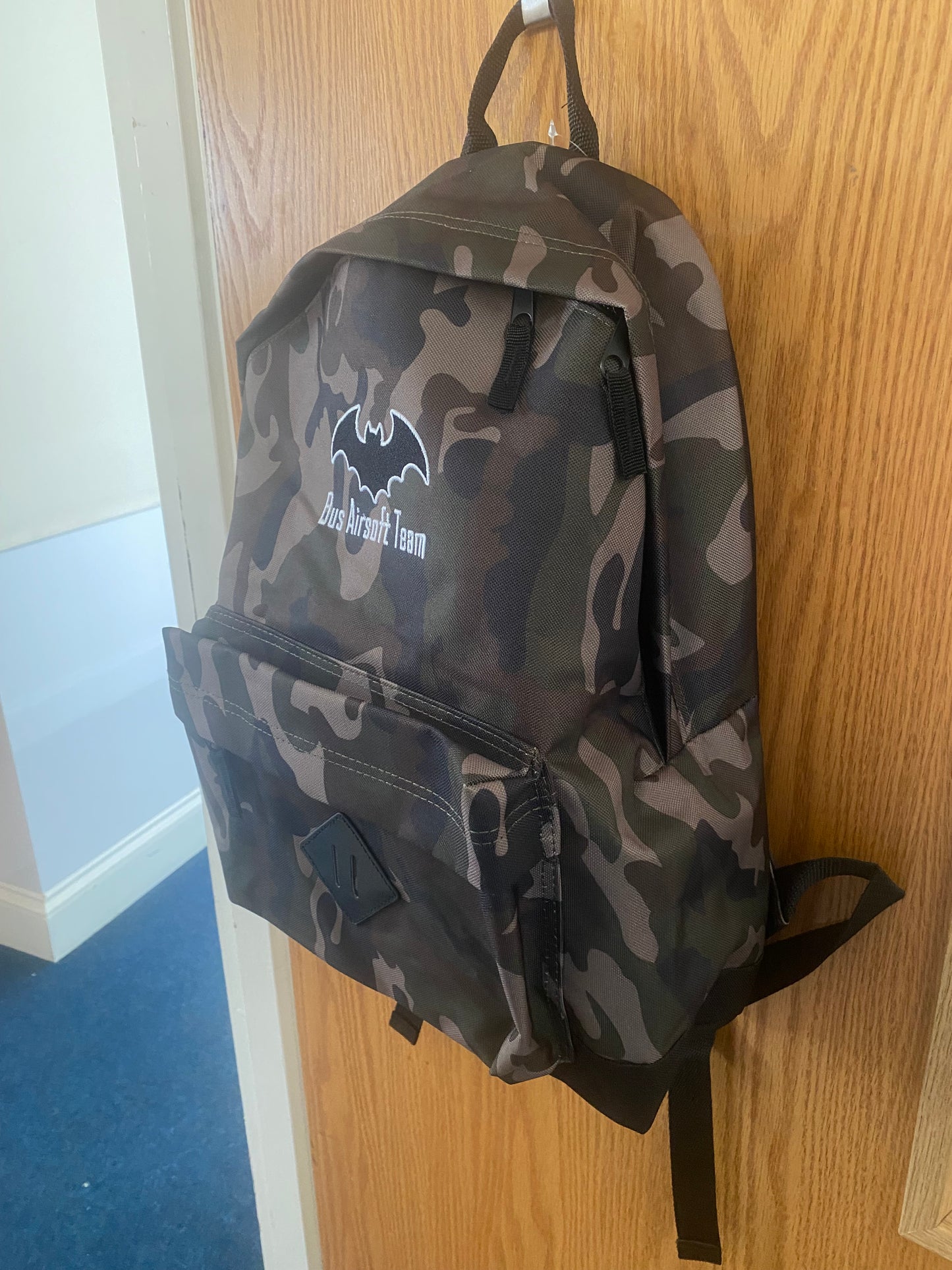BAT Airsoft Embroidered Camo Backpack