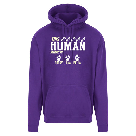 This Human Belongs To Hoodie | Nova Collection