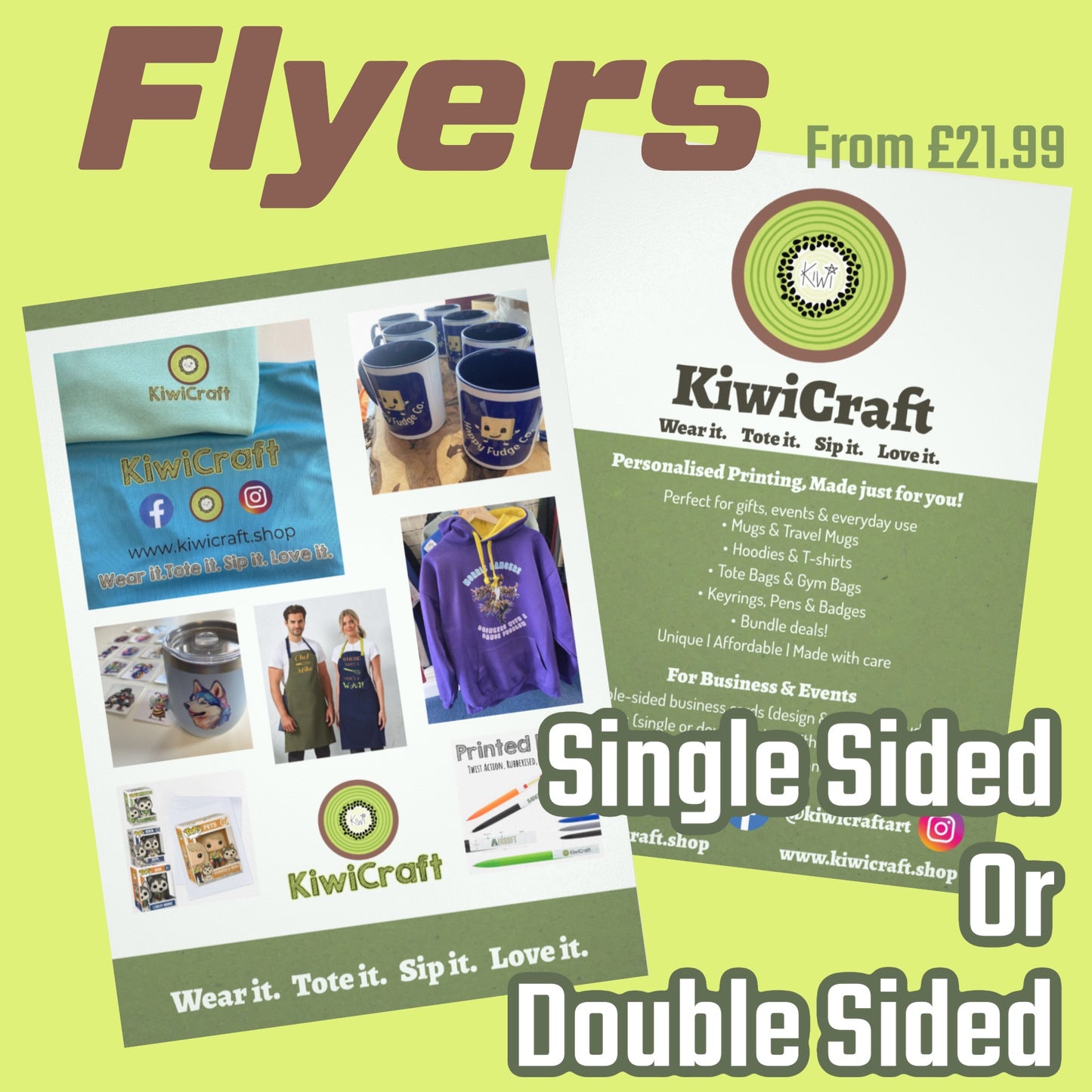 Flyers | Single Sided & Double Sided