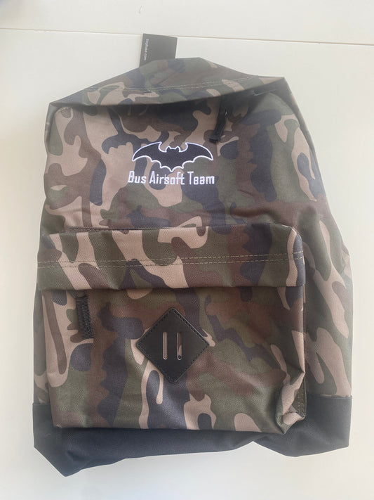 BAT Airsoft Embroidered Camo Backpack
